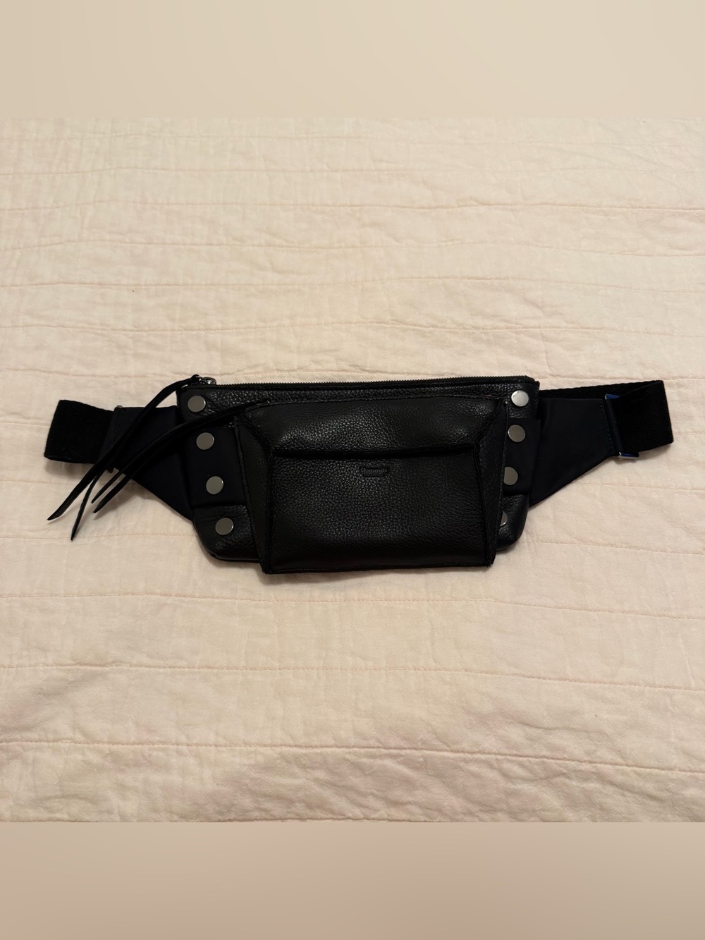 Hammitt Charles Leather Belt Bag Black